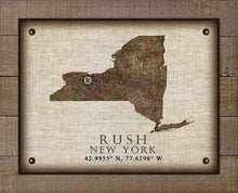 Load image into Gallery viewer, Rush New York Vintage Design - On 100% Natural Linen
