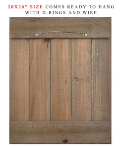 Bay Village Ohio Vintage Design - Board Mounted Canvas Print