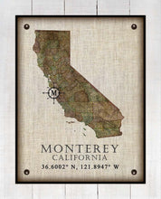 Load image into Gallery viewer, -Any State &amp; Town In The U.S.A. - Board Mounted Canvas Print
