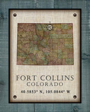 Load image into Gallery viewer, -Any State &amp; Town In The U.S.A. - Board Mounted Canvas Print
