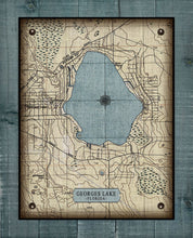Load image into Gallery viewer, Georges Lake Florida Map - Board Mounted Canvas Print
