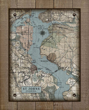 Load image into Gallery viewer, St Johns- St Johns River-Rivertown, Orangedale -Julington Creek, Switzerland,  Fleming Island - Board Mounted Canvas Print
