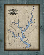 Load image into Gallery viewer, Lake Jackson- Board Mounted Canvas Print
