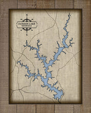 Load image into Gallery viewer, Lake Jackson- Board Mounted Canvas Print

