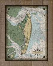Load image into Gallery viewer, Jekyll Island Nautical Chart - Board Mounted Canvas Print
