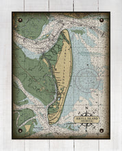 Load image into Gallery viewer, Jekyll Island Nautical Chart - Board Mounted Canvas Print
