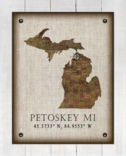 Load image into Gallery viewer, -Any State &amp; Town In The U.S.A. - Board Mounted Canvas Print
