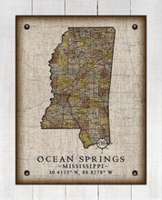 Load image into Gallery viewer, -Any State &amp; Town In The U.S.A. - Board Mounted Canvas Print
