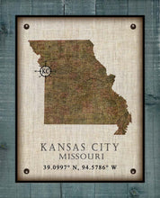 Load image into Gallery viewer, -Any State &amp; Town In The U.S.A. - Board Mounted Canvas Print
