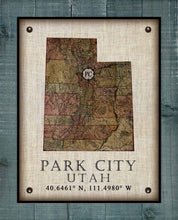 Load image into Gallery viewer, -Any State &amp; Town In The U.S.A. - Board Mounted Canvas Print
