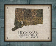 Load image into Gallery viewer, Seymor Connecticut Vintage Design On 100% Natural Linen
