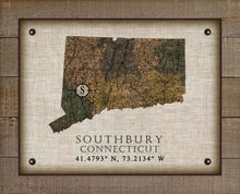 Load image into Gallery viewer, Southbury Connecticut Vintage Design On 100% Natural Linen
