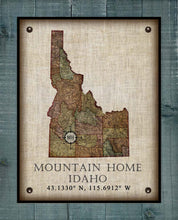 Load image into Gallery viewer, &#39;-Any State &amp; Town In The U.S.A. - On 100% Natural Linen
