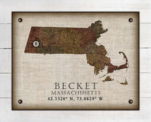 Load image into Gallery viewer, Becket Massachusetts Vintage Design On 100% Natural Linen
