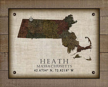 Load image into Gallery viewer, Heath Massachusetts Vintage Design - On 100% Natural Linen
