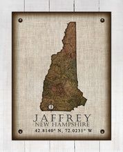 Load image into Gallery viewer, Jaffery New Hampshire Vintage Design - On 100% Natural Linen
