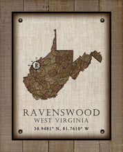 Load image into Gallery viewer, -Any State &amp; Town In The U.S.A. - Board Mounted Canvas Print
