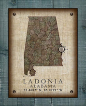 Load image into Gallery viewer, Ladonia Alabama Vintage Design - On 100% Natural Linen
