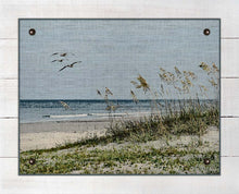 Load image into Gallery viewer, Sea Oats And Dunes - On 100% Linen
