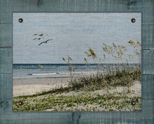 Load image into Gallery viewer, Sea Oats And Dunes - On 100% Linen
