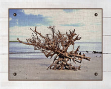 Load image into Gallery viewer, Driftwood 1 - On 100% Natural Linen
