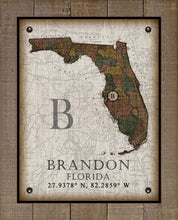 Load image into Gallery viewer, -Any State &amp; Town In The U.S.A. - Board Mounted Canvas Print
