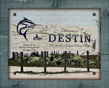 Load image into Gallery viewer, Destin Welcome Sign (2) On 100% Linen

