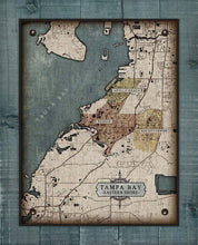 Load image into Gallery viewer, Tampa Bay Eastern Shore - Ruskin, Apollo Beach &amp; Sun City Center - Map On 100% Linen
