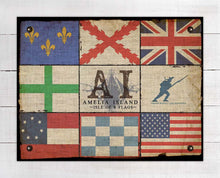 Load image into Gallery viewer, Amelia Island - Isle Of The 8 Flags - On 100% Linen
