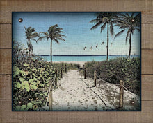 Load image into Gallery viewer, Beach Path On 100% Linen
