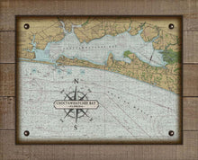 Load image into Gallery viewer, Destin &amp; Choctawhatchee Bay Nautical Chart Board Mounted Canvas Print
