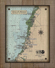 Load image into Gallery viewer, Holiday, Port Richy, New Port Richy and Hudson Nautical Chart On 100% Natural Linen
