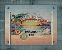 Load image into Gallery viewer, Key West Welcome Sign On 100% Linen
