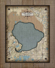 Load image into Gallery viewer, Lake Apopka Map On 100% Linen
