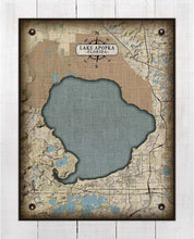 Load image into Gallery viewer, Lake Apopka Map On 100% Linen
