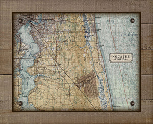 First Coast Nocatee Map On 100% Linen