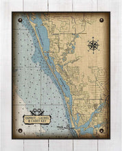 Load image into Gallery viewer, Osprey &amp; Casey Key &amp; Laurel Nautical Chart On 100% Linen
