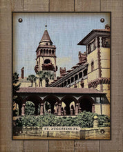 Load image into Gallery viewer, Flagler College, St Augustine Florida On 100% Linen
