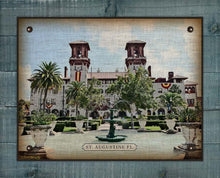 Load image into Gallery viewer, Hotel Alcazar, St Augustine Florida On 100% Linen
