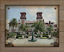 Load image into Gallery viewer, Hotel Alcazar, St Augustine Florida On 100% Linen

