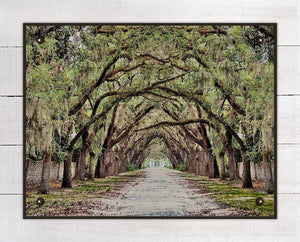 Magnolia Street, Augustine Florida On 100% Linen