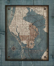 Load image into Gallery viewer, St Petersburg Map On 100% Linen
