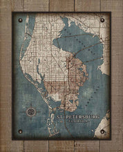 Load image into Gallery viewer, St Petersburg Map On 100% Linen
