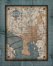 Load image into Gallery viewer, Tampa - Map On 100% Linen
