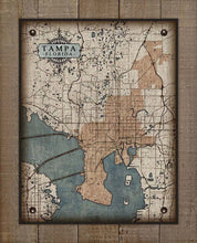 Load image into Gallery viewer, Tampa - Map On 100% Linen
