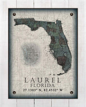 Load image into Gallery viewer, Laurel Florida Vintage Design On 100% Natural Linen
