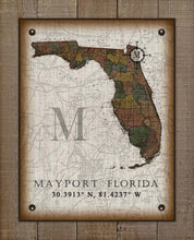 Load image into Gallery viewer, Mayport Florida Vintage Design On 100% Natural Linen

