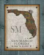 Load image into Gallery viewer, San Marco Florida Vintage Design On 100% Natural Linen
