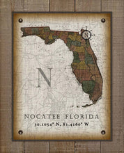 Load image into Gallery viewer, Nocatee Florida Vintage Design On 100% Natural Linen

