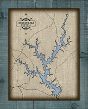 Load image into Gallery viewer, Lake Jackson- On 100% Natural Linen
